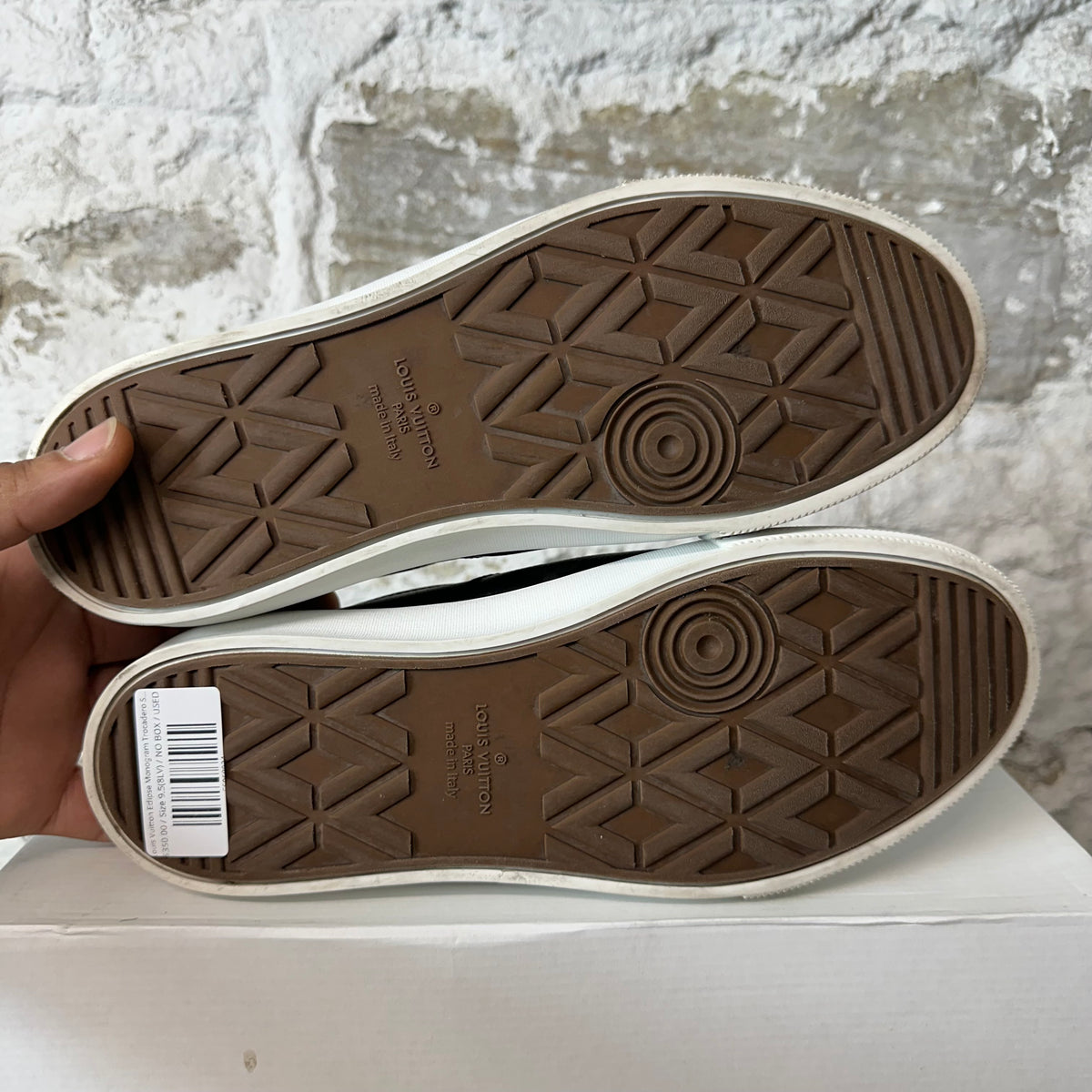 Louis Vuitton Eclipse Monogram Trocadero Sneaker Sz 9.5 (8LV)