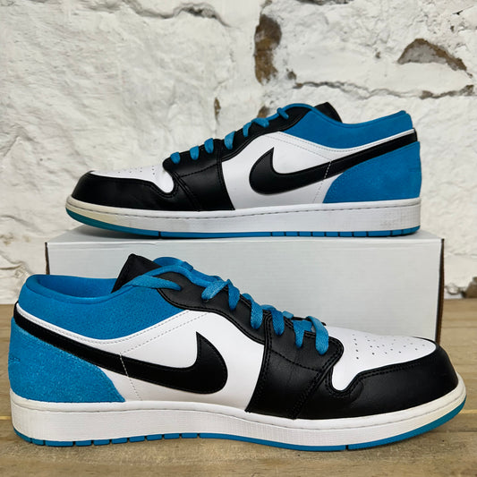 Air Jordan 1 Low Laser Blue Sz 15