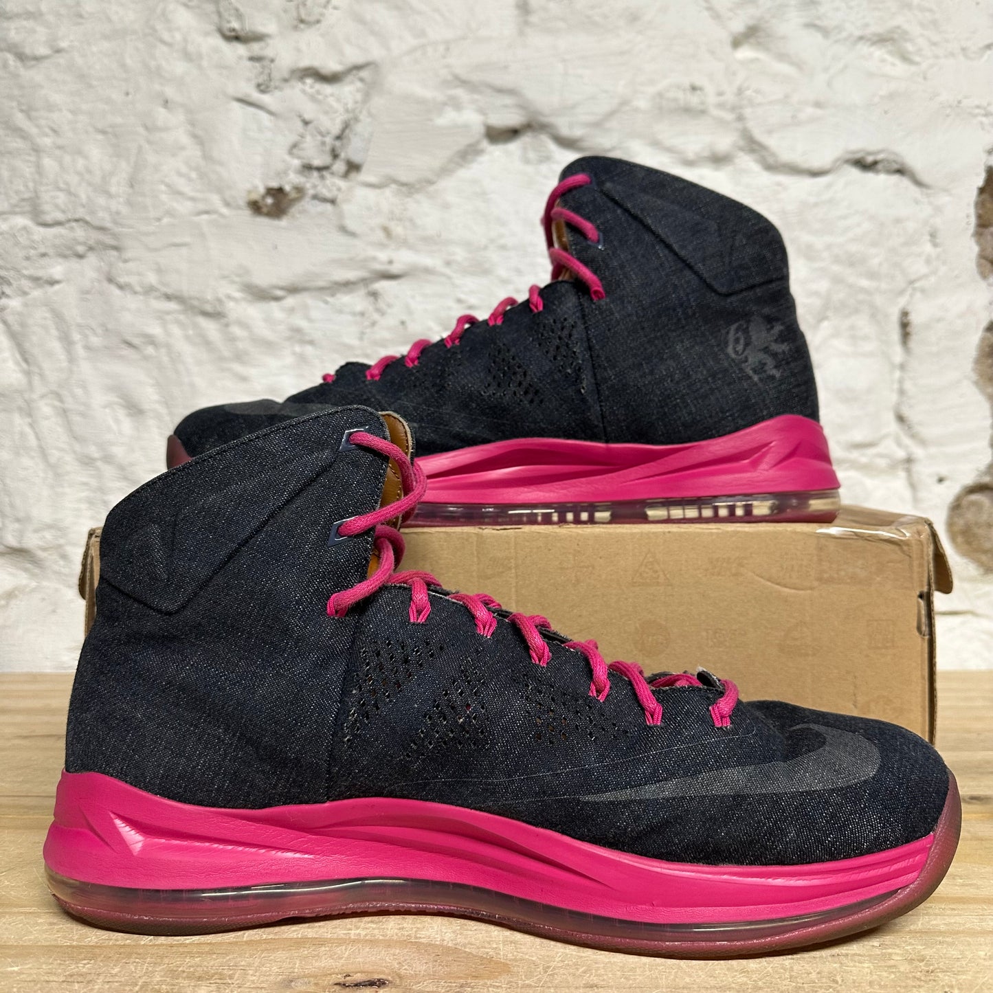 Nike LeBron 10 EXT Denim Sz 14