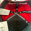 Chrome Hearts White CH Logo Red Hat
