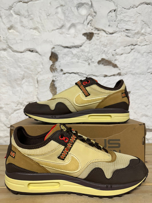 Nike Air Max 1 Travis Scott Baroque Brown Sz 10