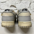 Nike Off White Lot Dunk 49 Sz 10