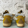 Lanvin Curb Multicolor Lace Yellow White Sneaker Sz 10 (43)