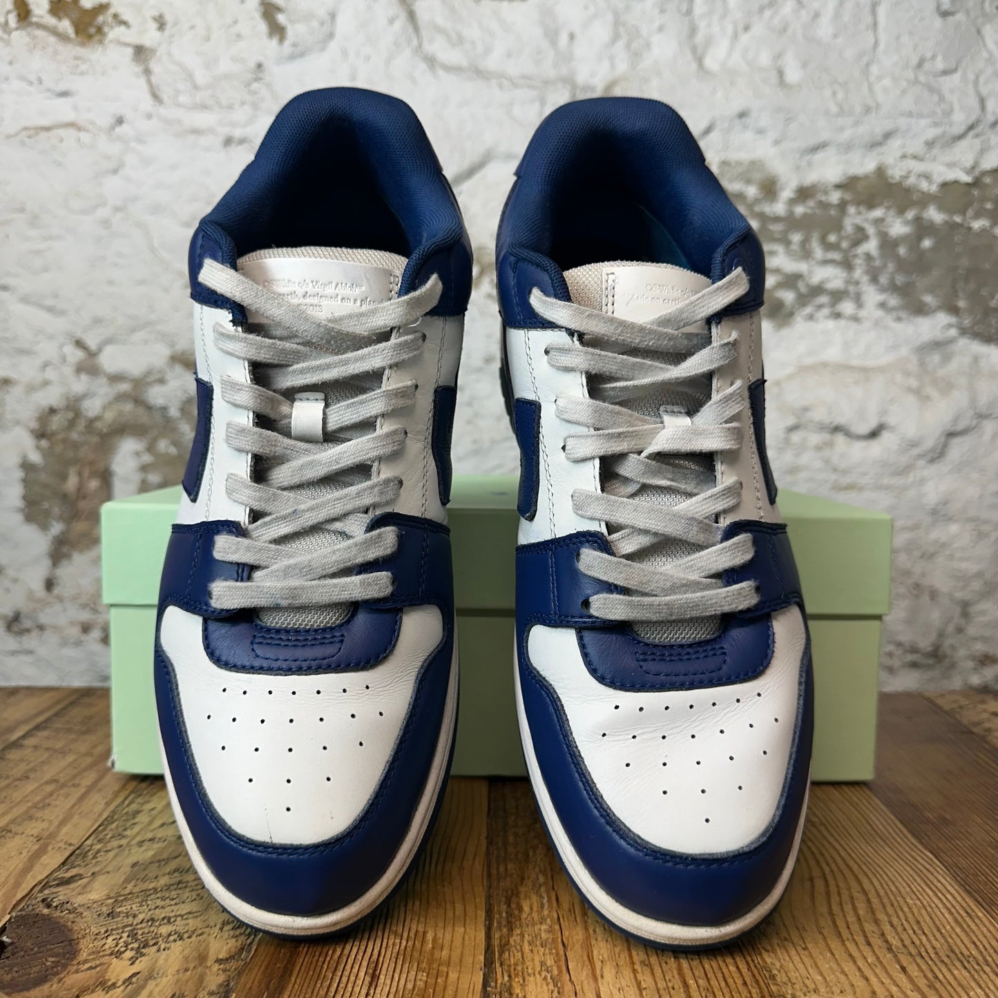 Off-White Out Of Office Blue White Sneaker Sz 12 (45)
