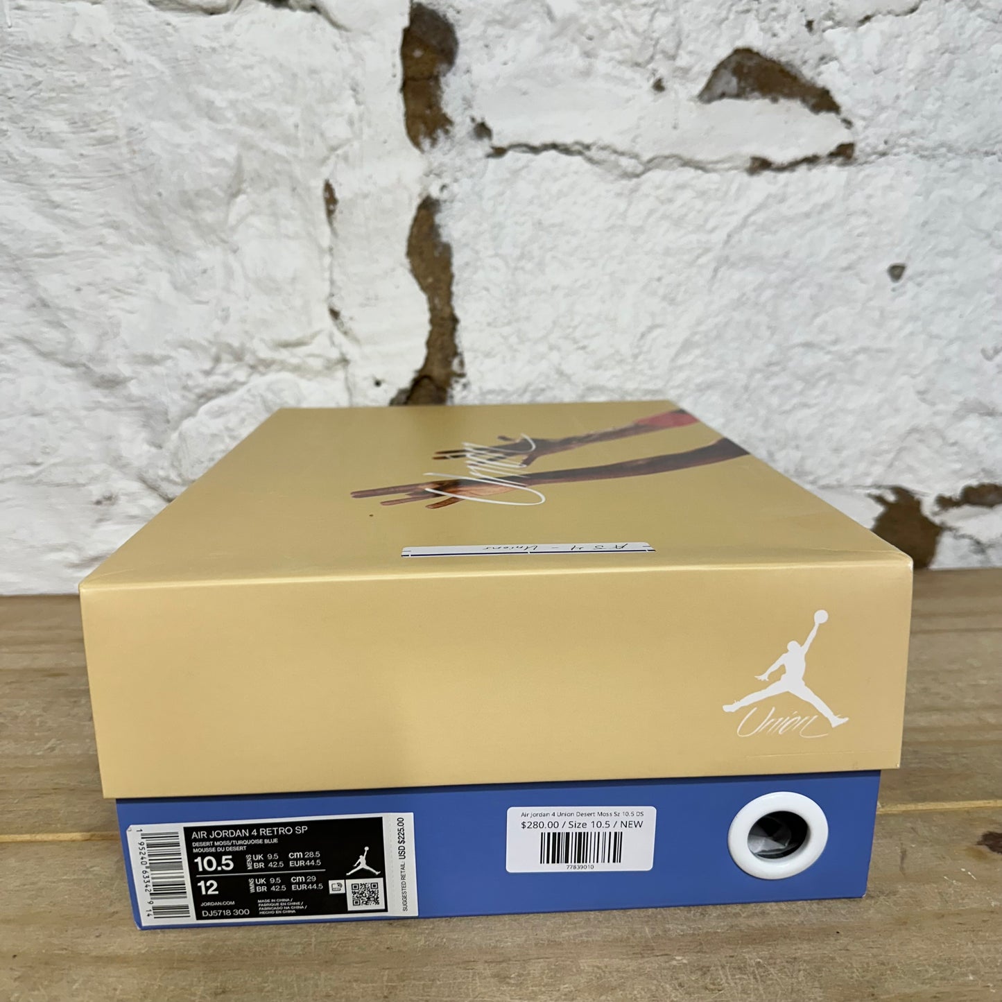 Air Jordan 4 Union Desert Moss Sz 10.5 DS