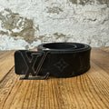 Louis Vuitton Monogram Eclipse Belt Sz (95/38) W/ Box