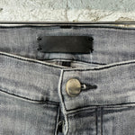 Amiri AM Drip Gray Denim Jeans Sz 34