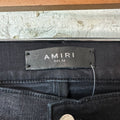 Amiri MX1 Camo Spell Black Denim Jeans Sz 34