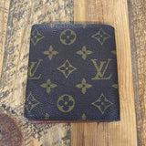 Louis V Brown Monogram Bifold Wallet