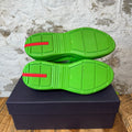 Prada Americas Cup Green Rubber Sneaker Sz 8 (41) DS