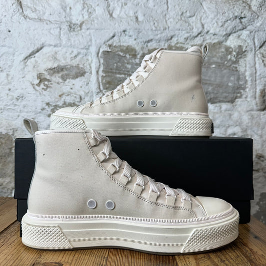 Amiri High MA Court Beige Cream Sneaker Sz 10 (43)