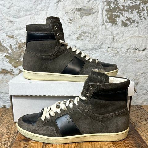 Saint Laurent Brown High Top Sz 10 (43) No Box