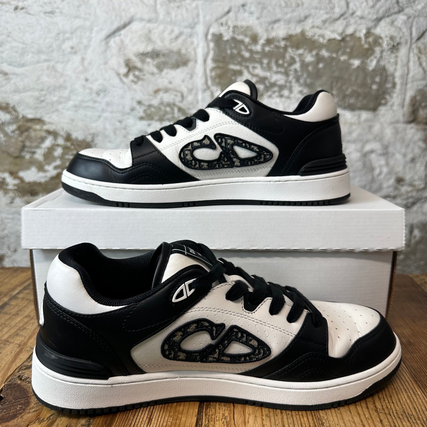 Dior B57 Black White Oblique Sneaker Sz 9 (42)