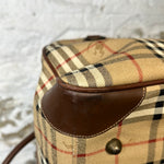 Burberry Plaid Duffle Bag