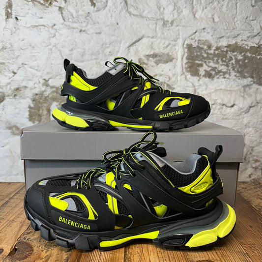 Balenciaga Track Runner Black Neon Green Sneaker Sz 11 (44)