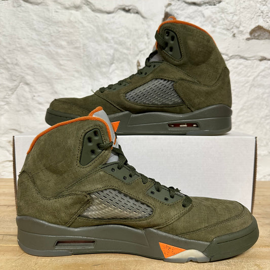 Air Jordan 5 Olive Sz 9