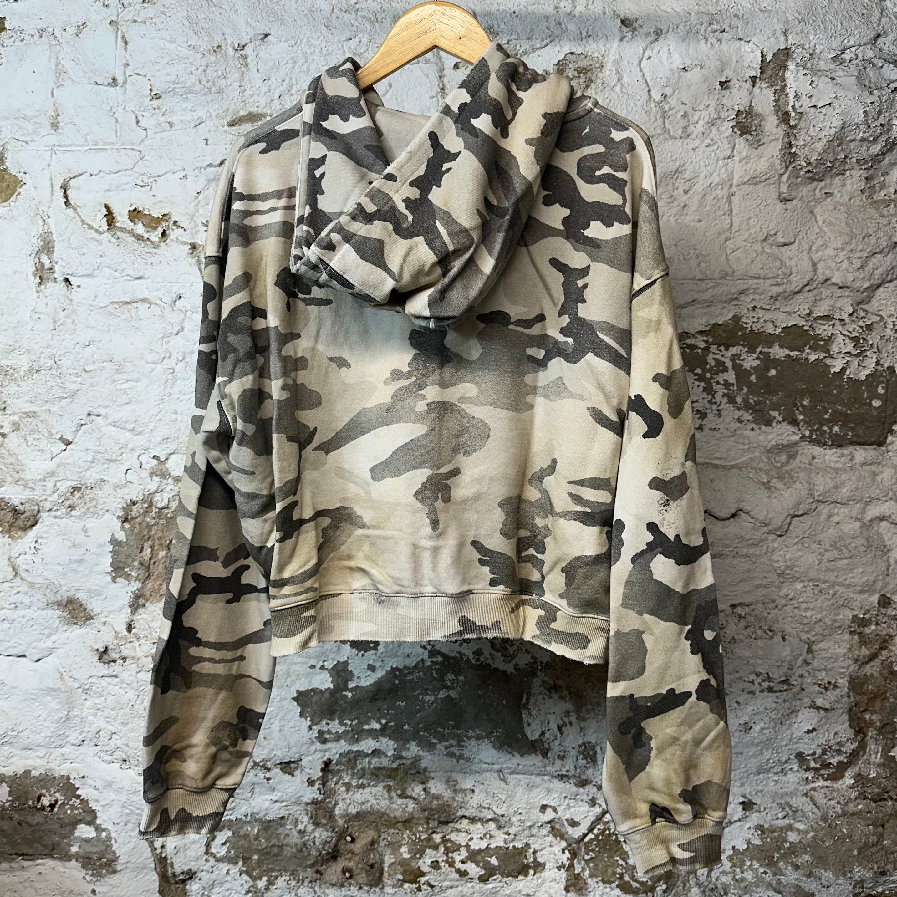 トップス BELVET Camo Zip Hoodie Vale Light Winter Camo Zip Up Hoodie – The Gallery Online