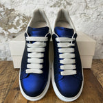 Alexander Mcqueen Blue Iridescent White Sneaker Sz 9 (42)