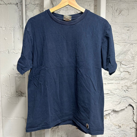 Bape Navy Blue Small Head T-Shirt Sz M