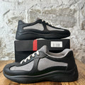 Prada Americas Cup Black Rubber Sneaker Sz 7 (40)