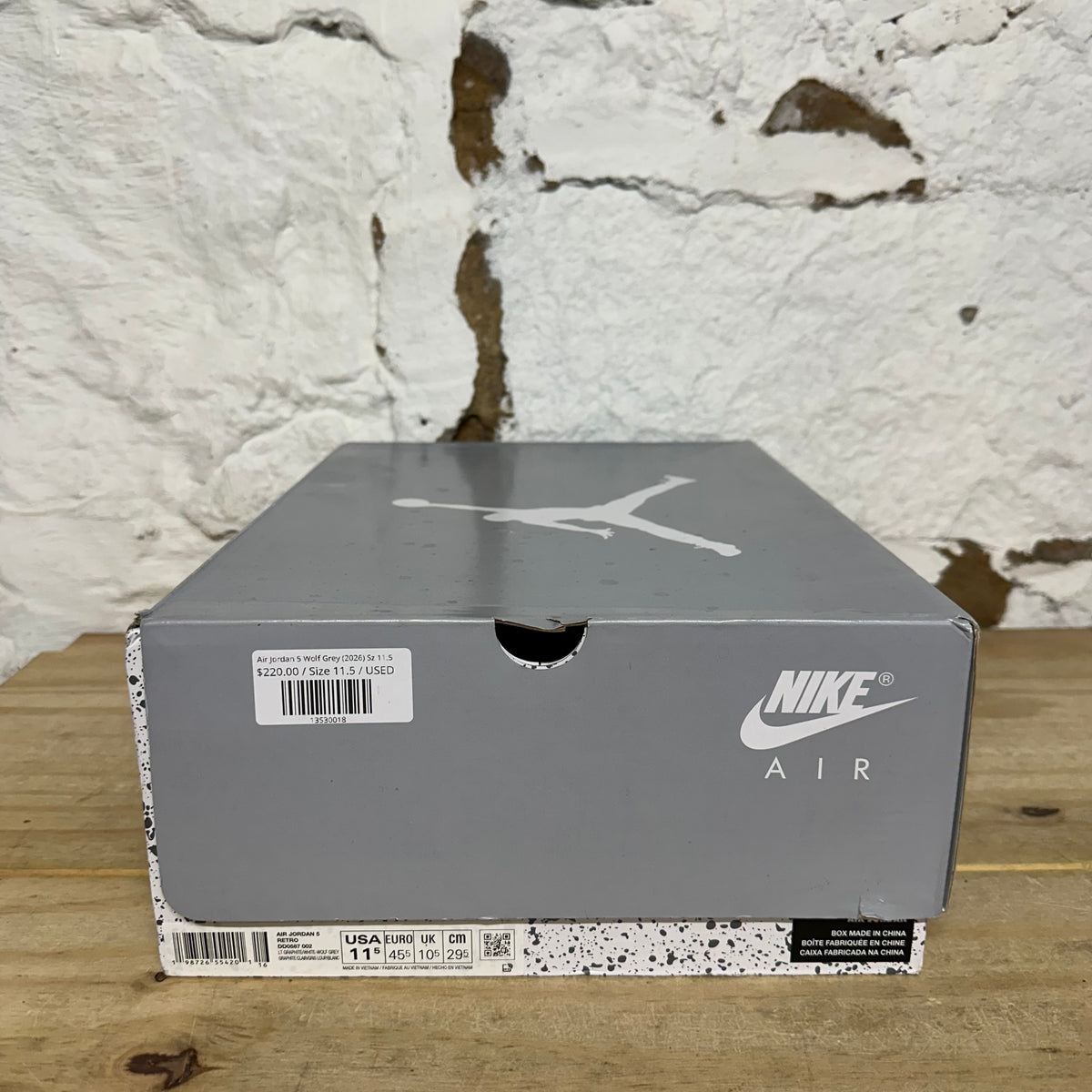Air Jordan 5 Wolf Grey (2026) Sz 11.5
