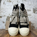 Rick Owens Jumbo Lace Pentastich Black Milk Sneaker