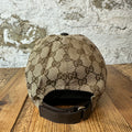 Gucci Tan GG Monogram Hat Sz L