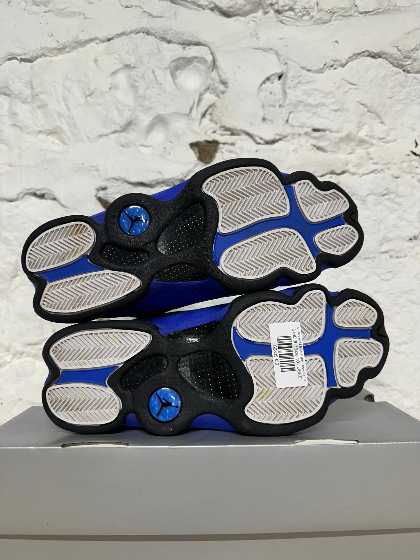 Air Jordan 13 Black Hyper Royal Sz 10
