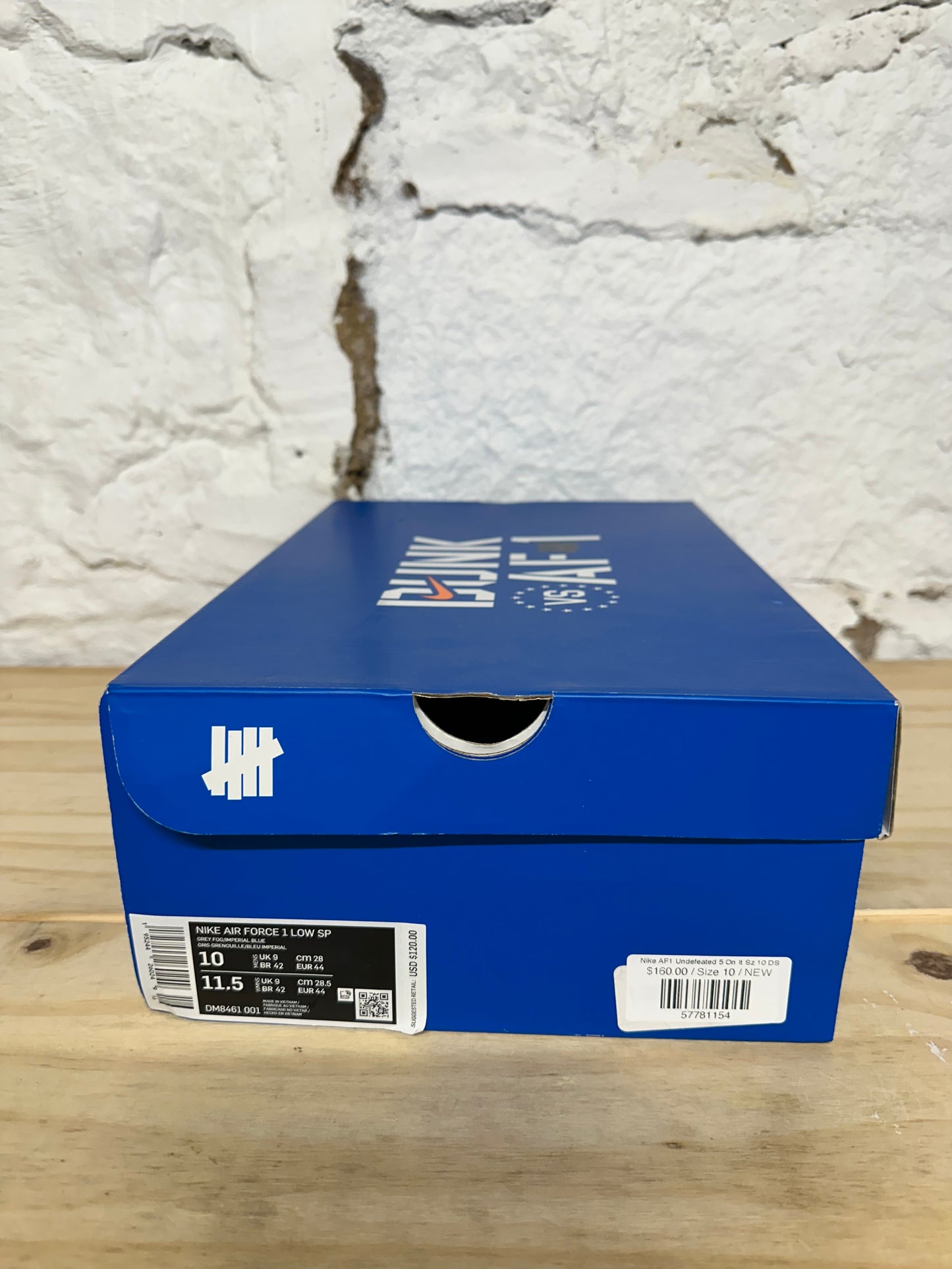 Nike AF1 Undefeated 5 On It Sz 10 DS