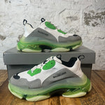 Balenciaga Triple S Green White Gray Sz 10 (43)