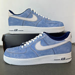 Nike Air Force 1 Low Dusty Blue Suede Sz 11 DS