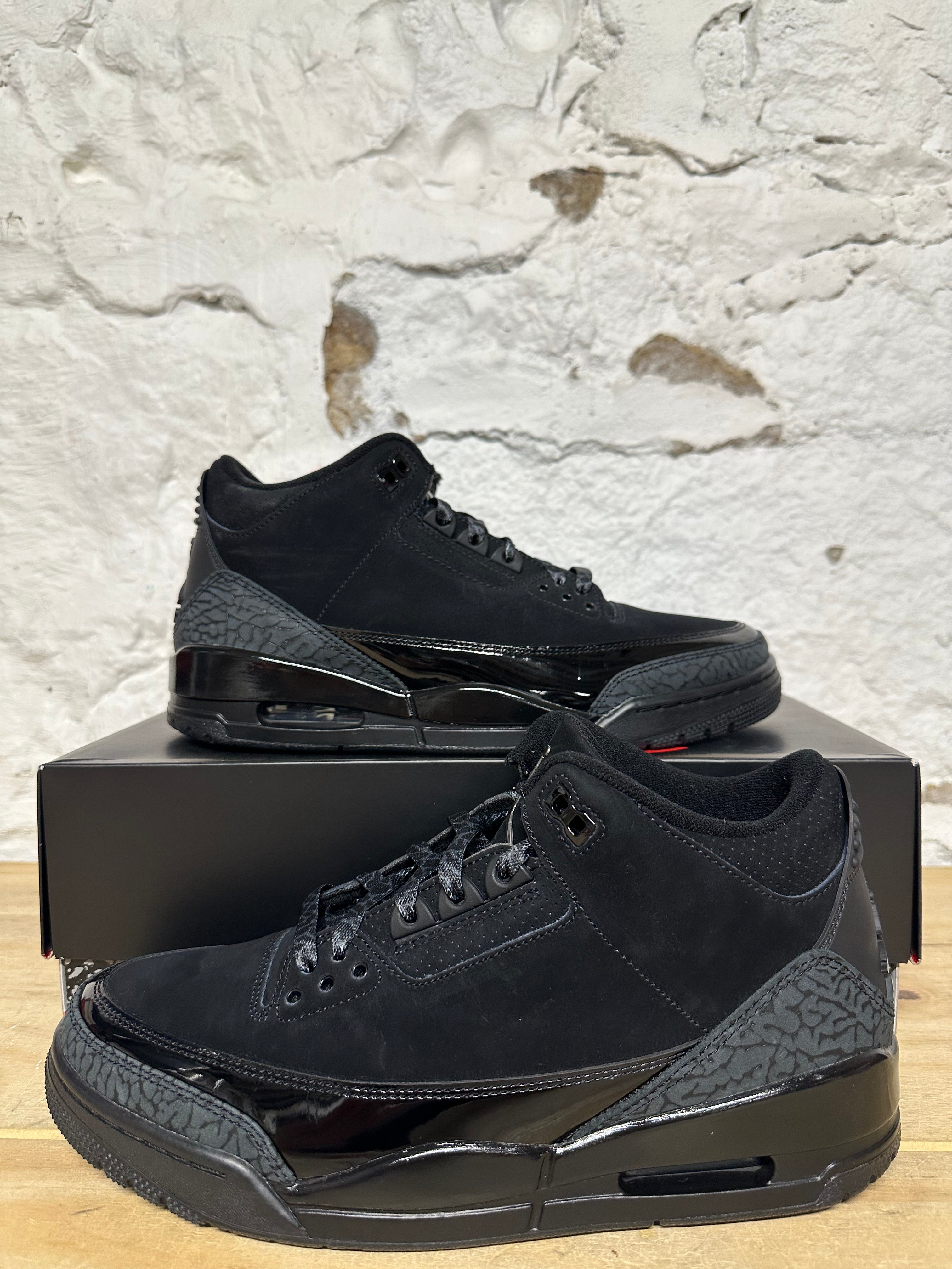 Air Jordan 3 Black Cat Sz 9