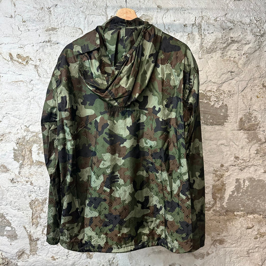Louis Vuitton Green Camo Windbreaker Jacket Sz M (48)
