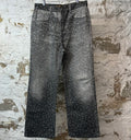 Birth Of Royal Child Diamond Grey Denim Jeans Sz L