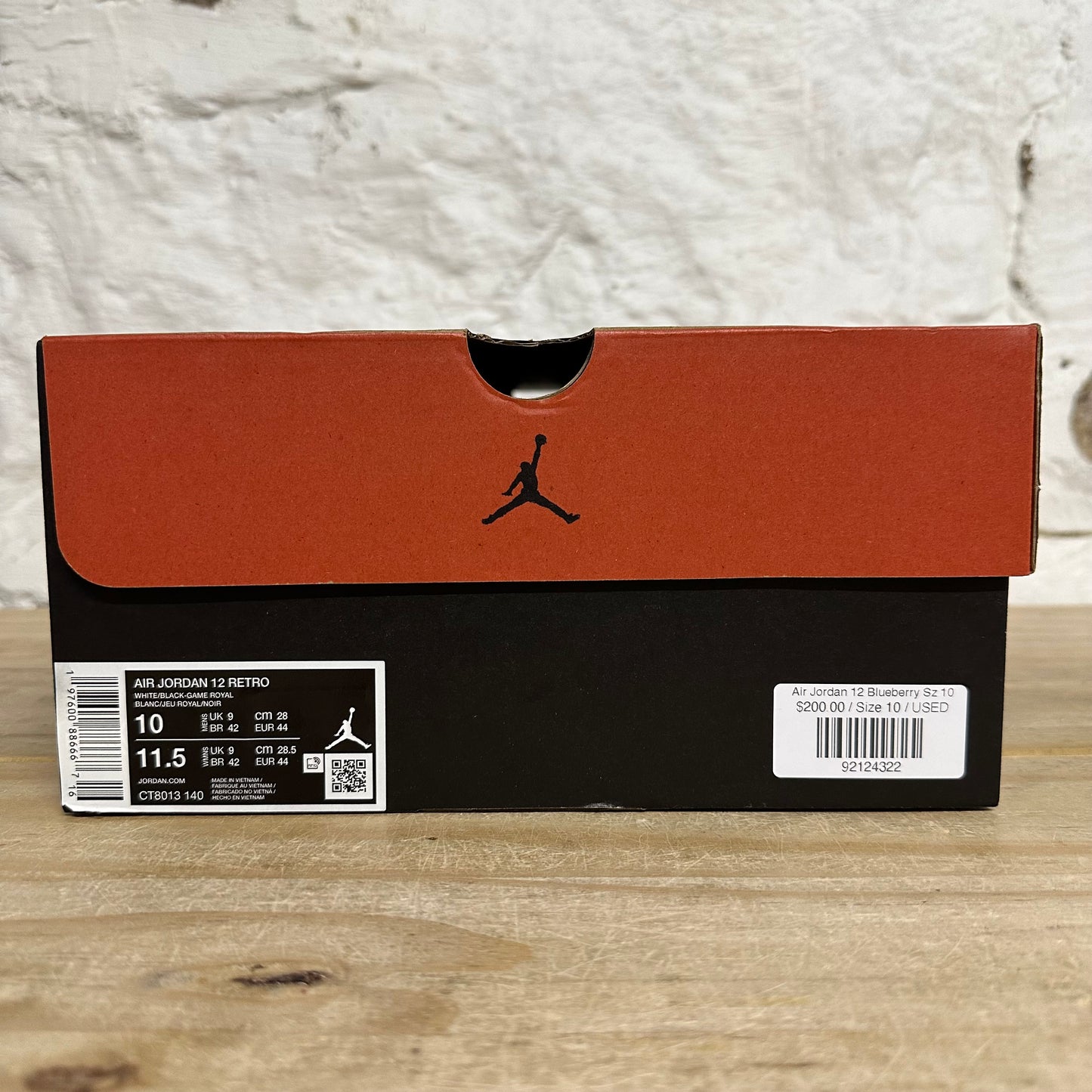 Air Jordan 12 Blueberry Sz 10