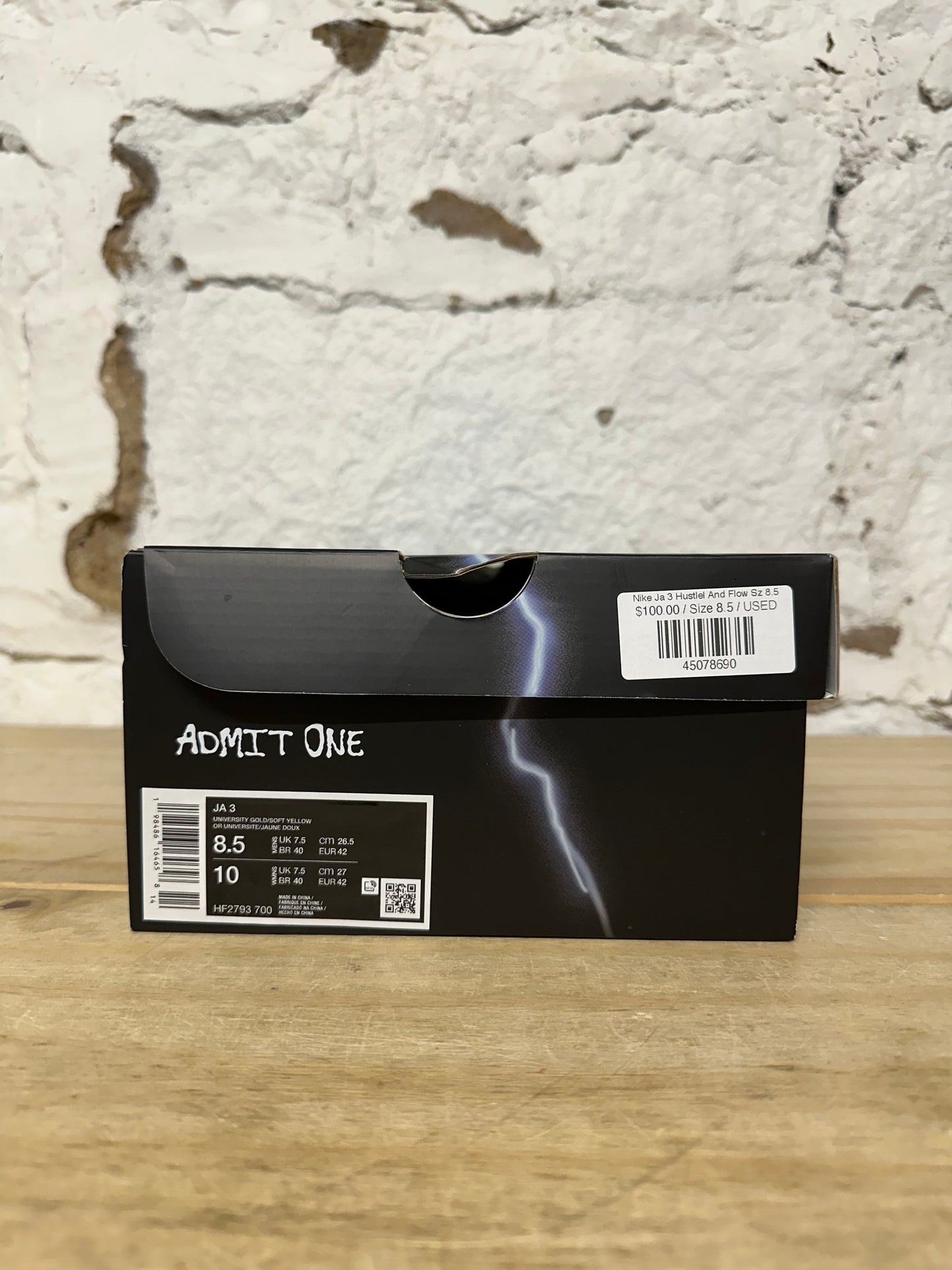 Nike Ja 3 Hustlel And Flow Sz 8.5