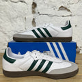 Adidas Samba White Green Sz 11.5 DS