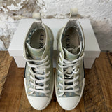 Dior B23 High Blue Oblique White Sneaker Sz 10 (43) No Box