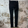 Amiri Knee Hole Plain Black Denim Jeans Sz 29