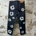 Denim Tears White CW Dark Blue Denim Jeans Sz 34
