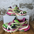 Balenciaga Track 2 Cream Green Pink Sneaker Sz 6.5 (39)