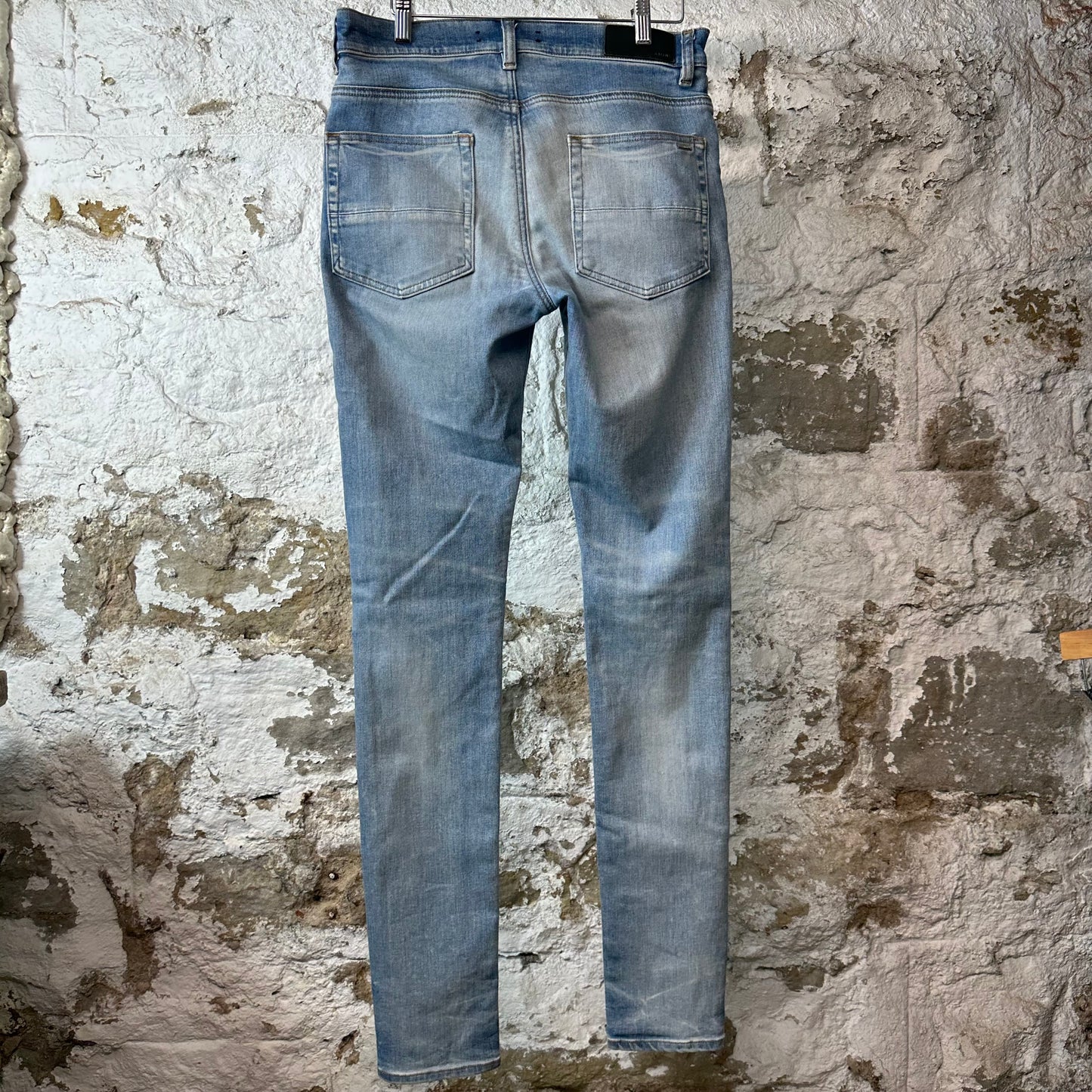 Amiri Plain Blue Denim Jeans Sz 31