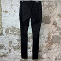 Amiri Knee Rip Black Denim Jeans Sz 31