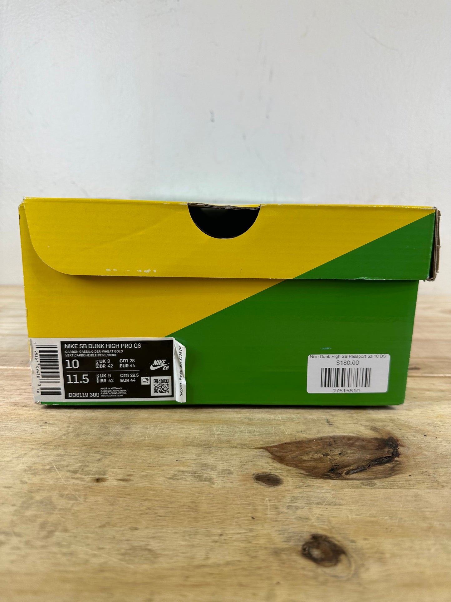 Nike SB Dunk High Pass~Port Work Boots Sz 10 DS