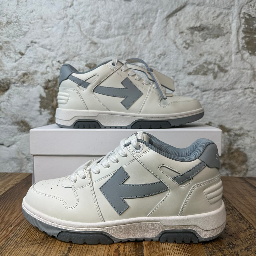 Off White Out Of Office Gray White Sneaker Sz 7 (40) DS