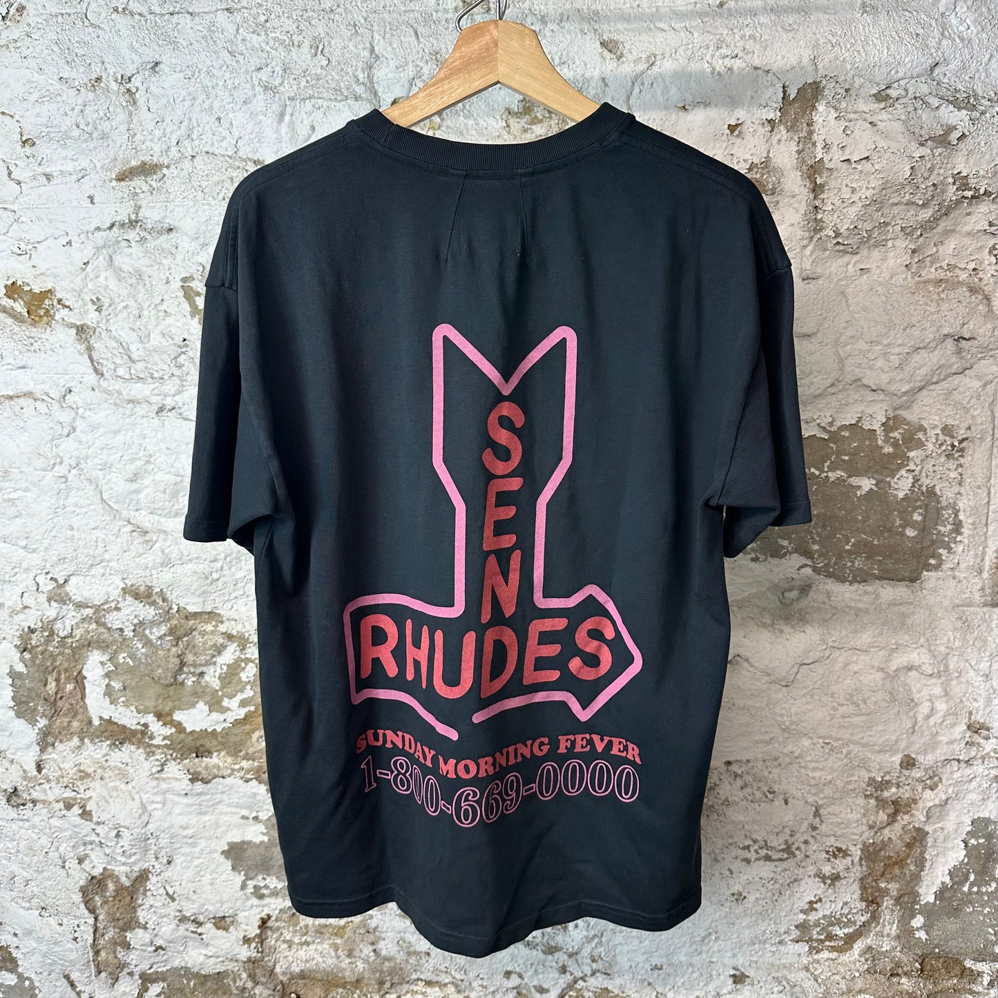 Rhude Send Rhudes Black T-Shirt Sz XS