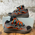Lanvin Curb Orange Grey 3M Sneaker Sz 8 (41)