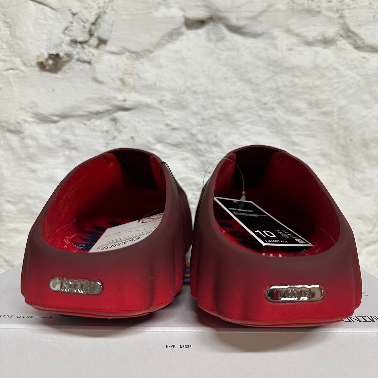 Nike Mind 001 Slide Team Red University Red Sz 10 DS