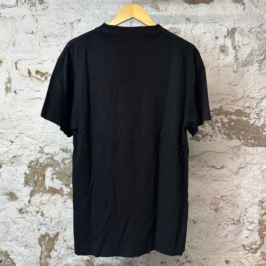 Palm Angels Blue Spray NY T-shirt Black Sz S