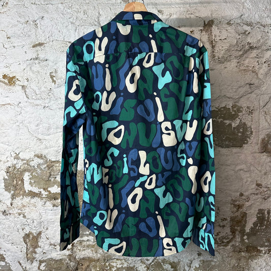 Louis Vuitton Grafitti AOP Button Up Shirt Sz M